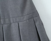Slim Fit Pleated Mini Dress