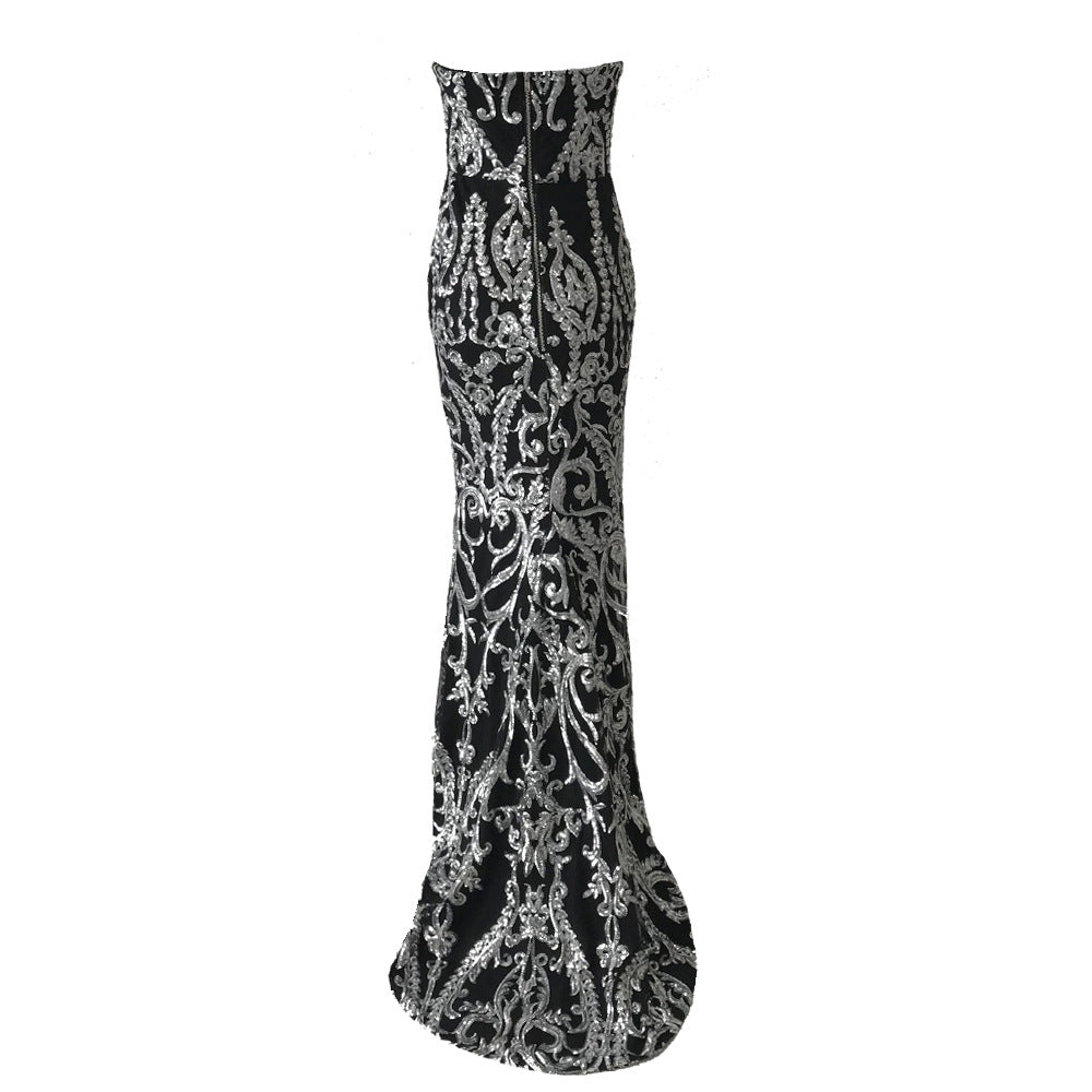 Nantes Sequined Maxi Dress