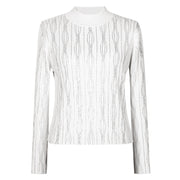 Heavy Embroidery Knitted Sweater