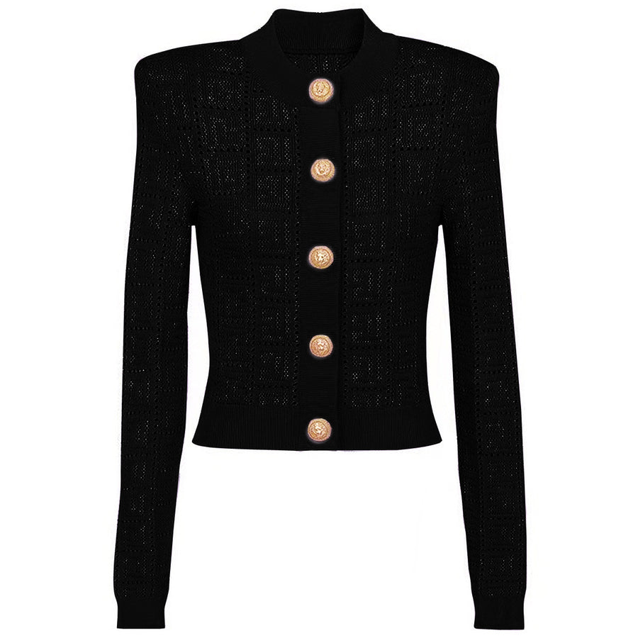 Nadia Ribbed Knit Cardigan