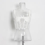 Lace Crop Cami Top
