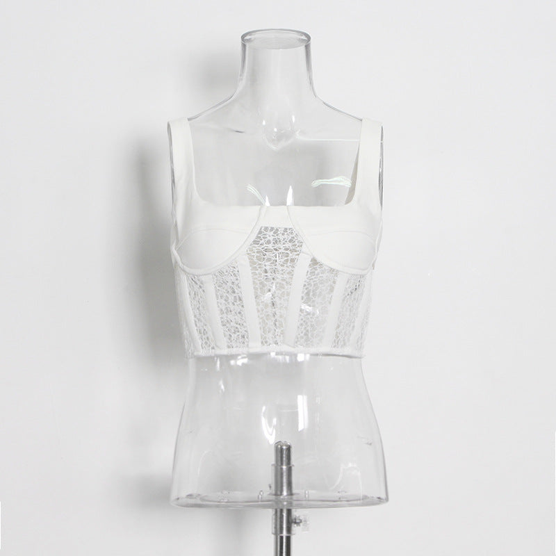 Lace Crop Cami Top