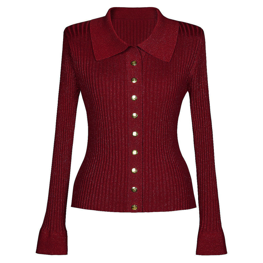 Parma Knit + Collared Cardigan