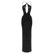 Sequined Bodycon Maxi Dress