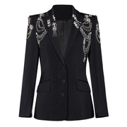 Onyx Embellished Blazer
