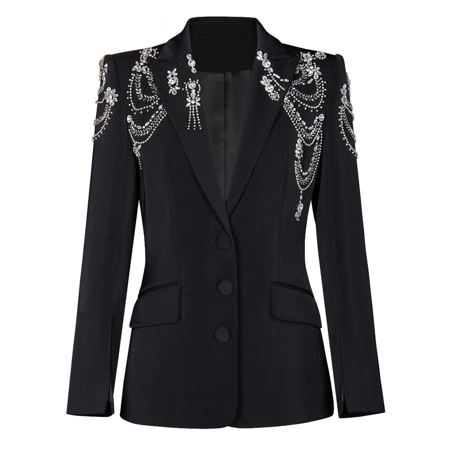 Onyx Embellished Blazer