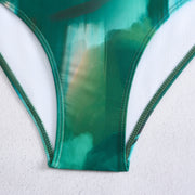 One Piece Swimsuit + Skirt Set