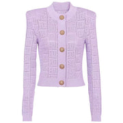 Nadia Ribbed Knit Cardigan