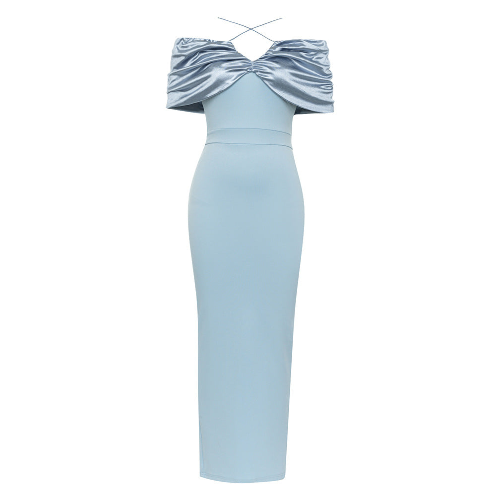 martini maxi dress Kris Pleated Maxi Dress - Martini Olive