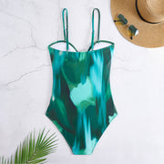 One Piece Swimsuit + Skirt Set
