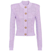 Nadia Ribbed Knit Cardigan