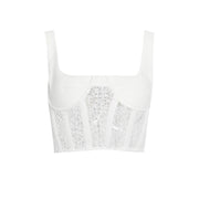 Lace Crop Cami Top