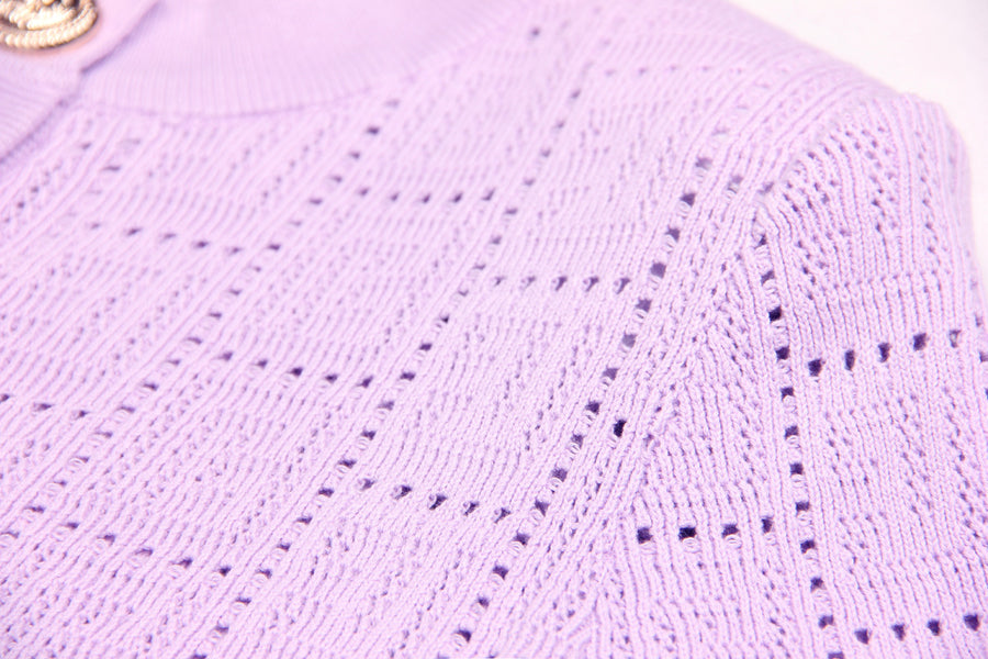 Nadia Ribbed Knit Cardigan