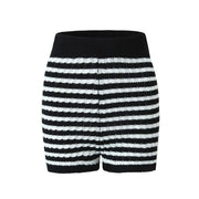 French Striped Shorts