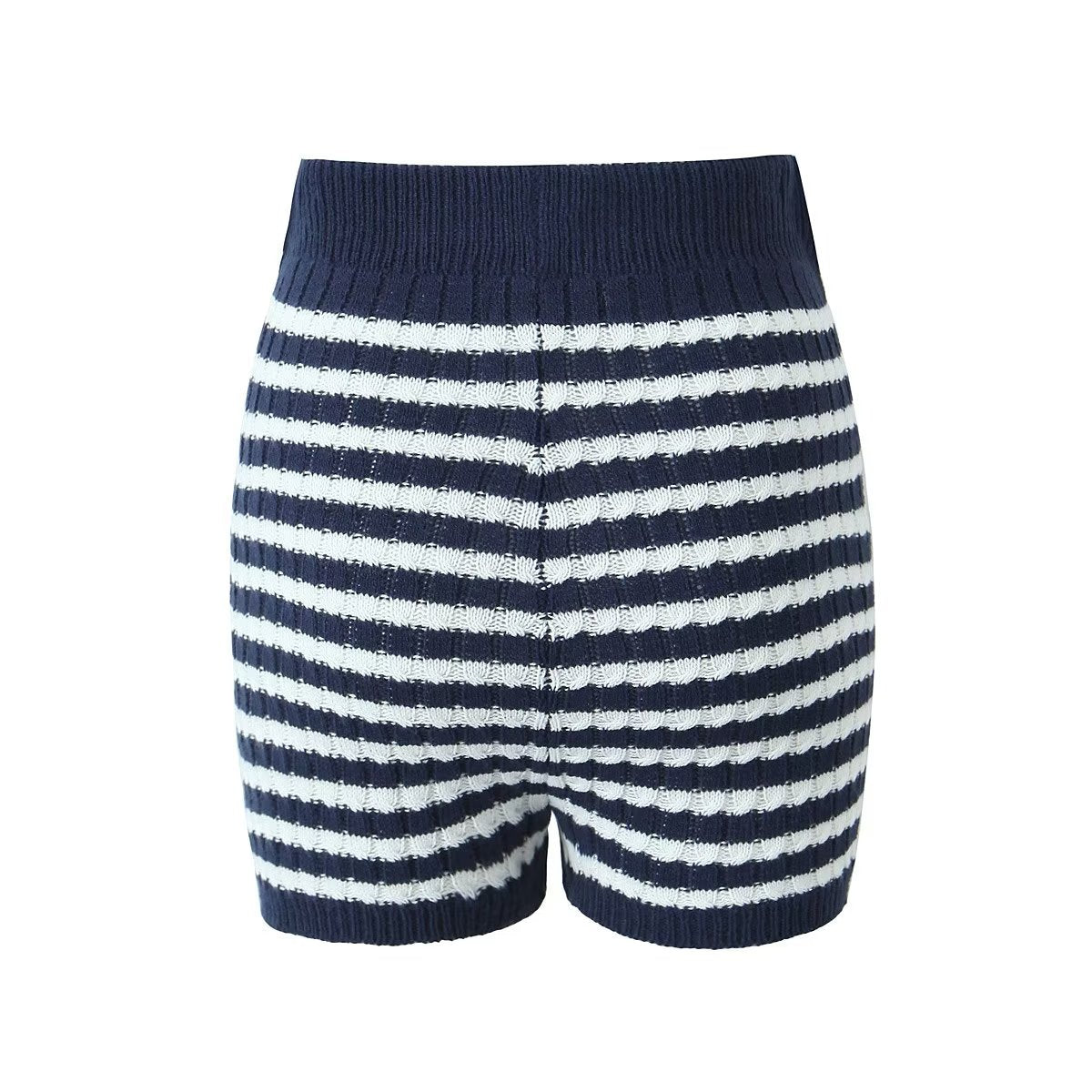 French Striped Shorts