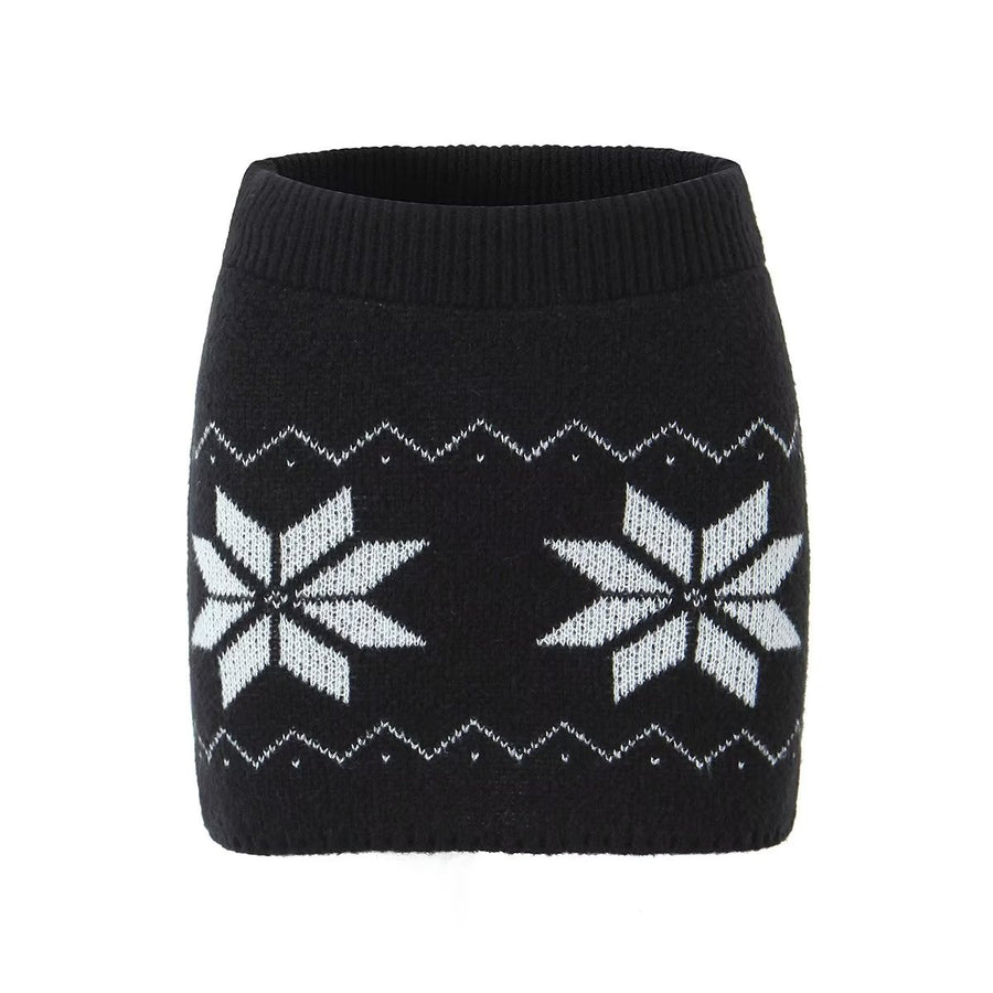 Fiocco Di Neve Mini Knit Skirt Set