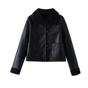 Marietta Vegan Leather Coat