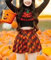 Mad Pumpkin Crop Sweater