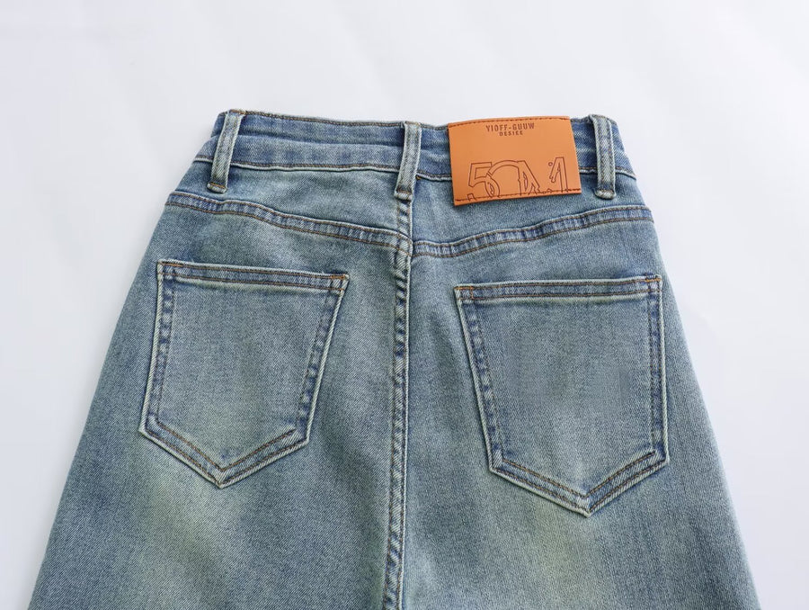 Basic Denim Bootcut Pant