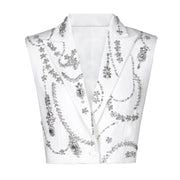 Estelle Embellished Crop Vest