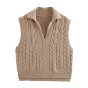 Julia Cable Knit Vest