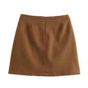 Retro Pleated Skirt