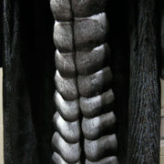 Monochrome Plush Faux Fur Overcoat