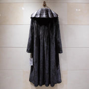 Monochrome Plush Faux Fur Overcoat