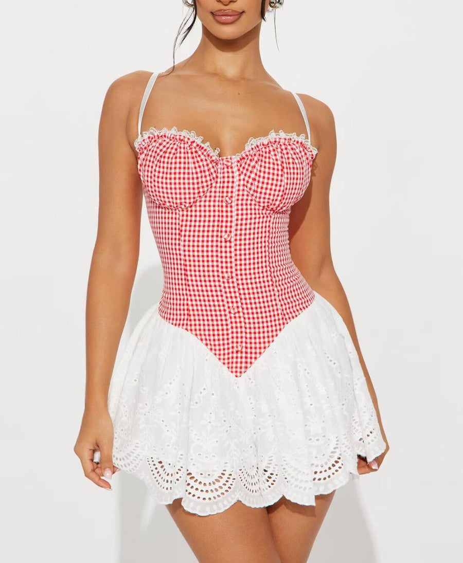 Plaid Mini Dress