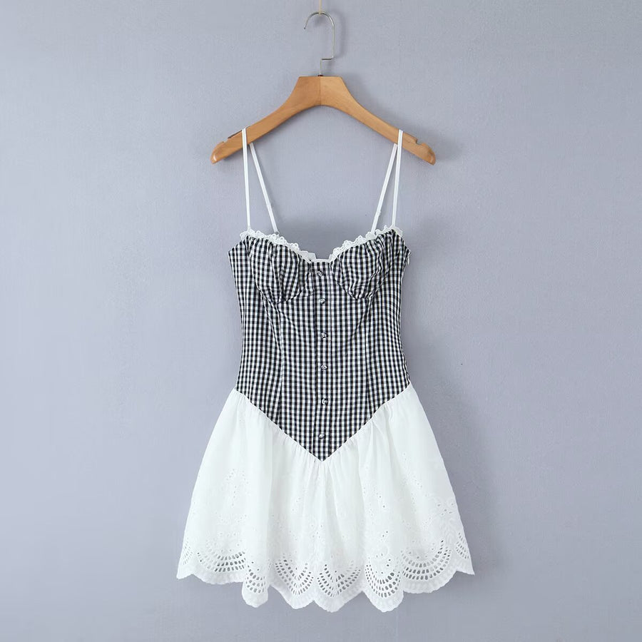 Plaid Mini Dress