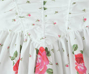 Floral Cotton Mini Dress