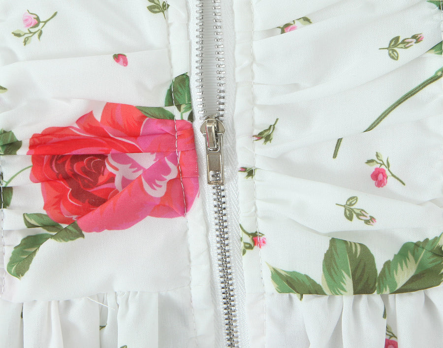 Floral Cotton Mini Dress