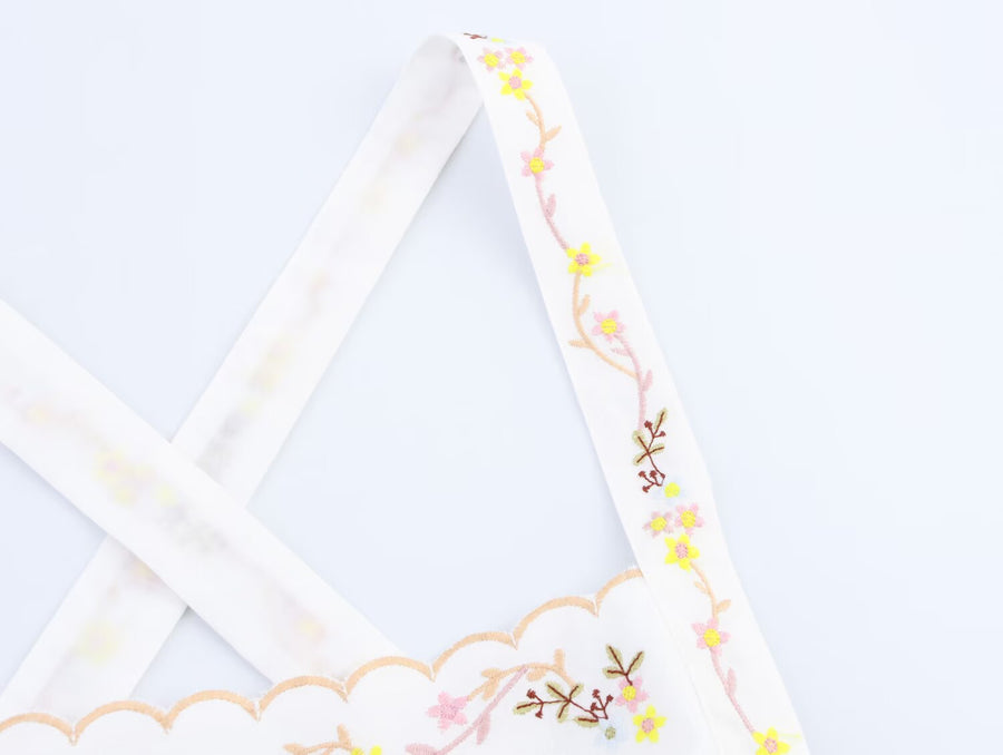 Embroidered Crop Camisole