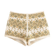 Embroidered Mini Shorts