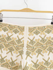Embroidered Mini Shorts