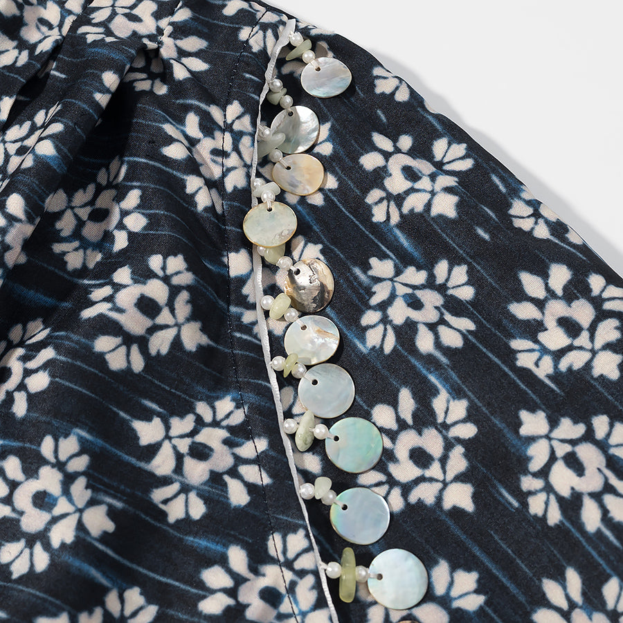 Beaded High Waist Skirts