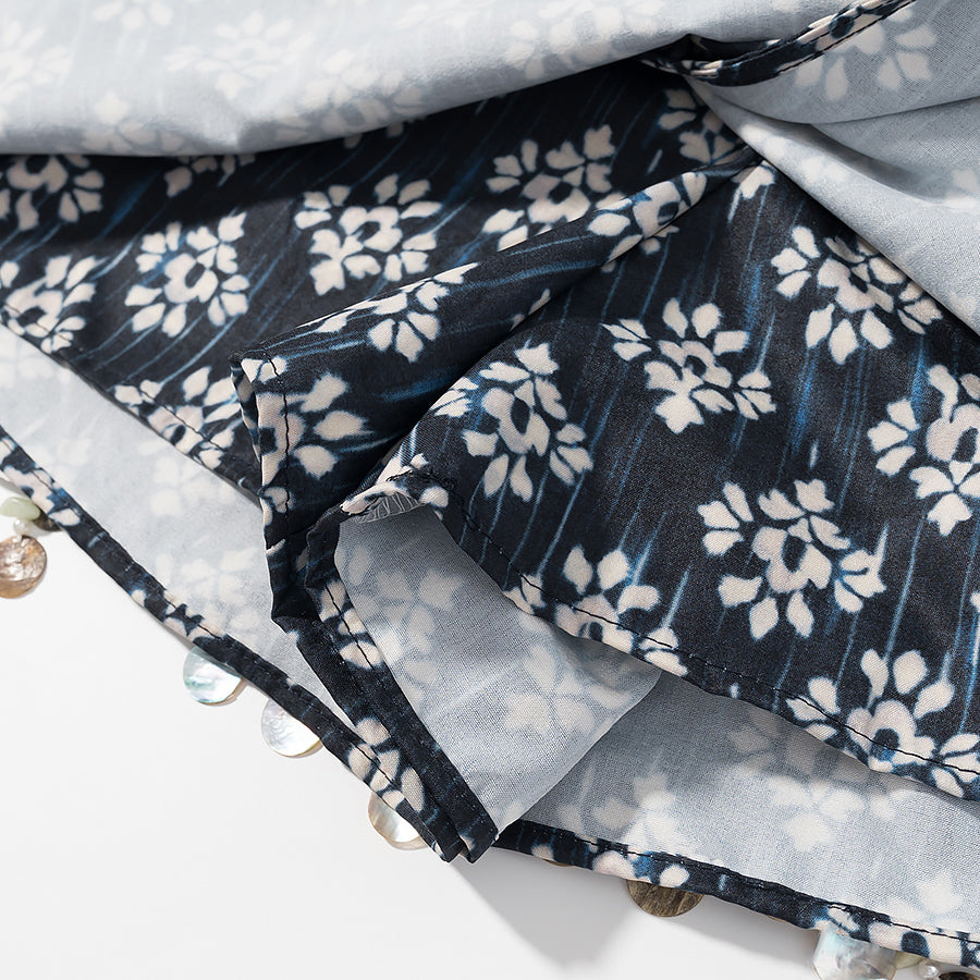Beaded High Waist Skirts