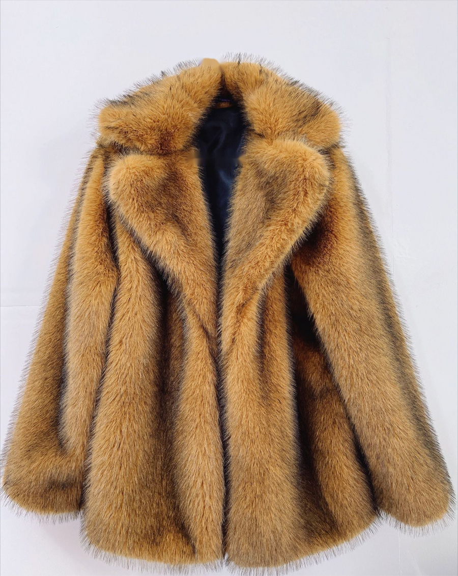 Big Faux Fur Coat