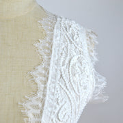 Lace Plunge Mini Dress