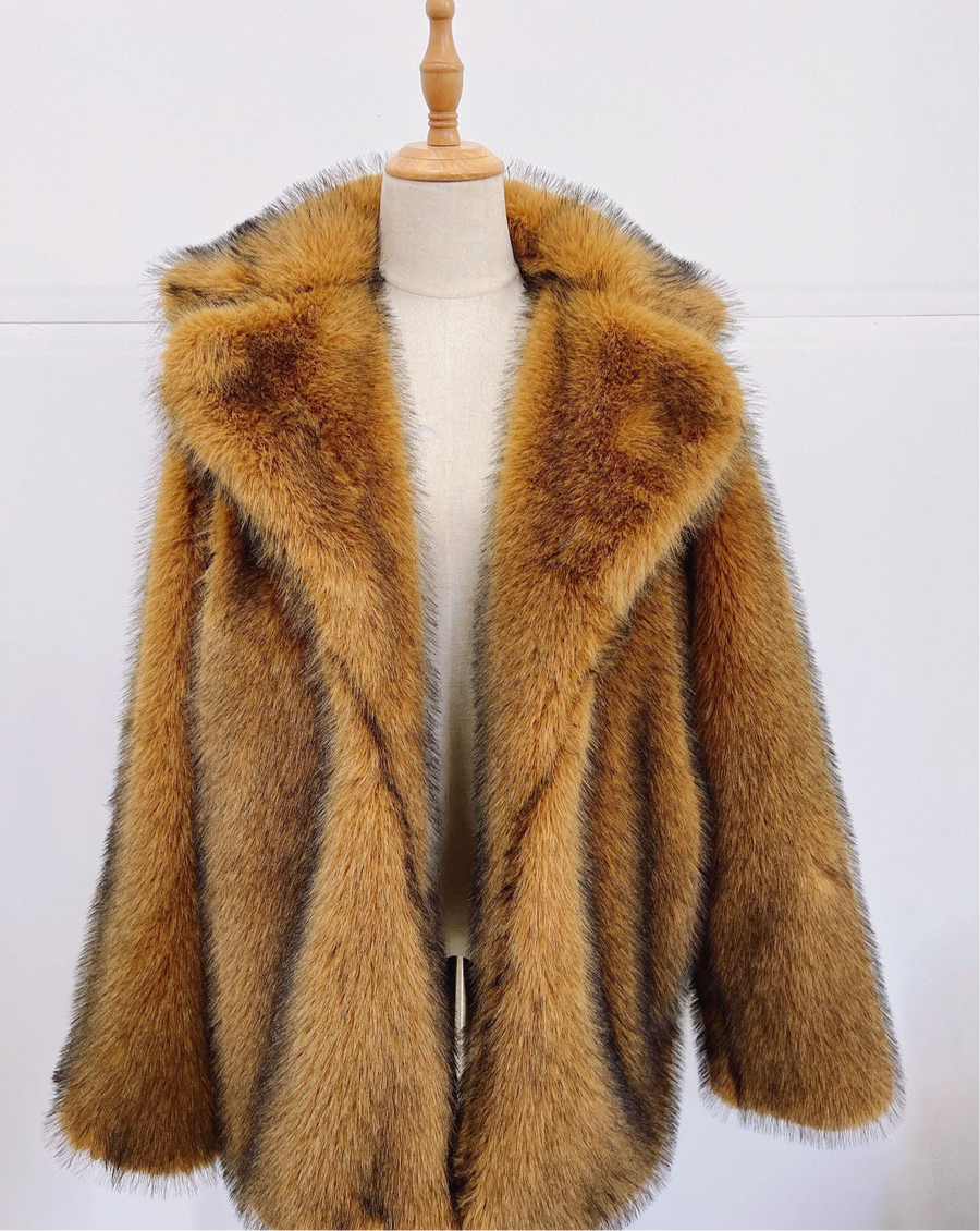 Big Faux Fur Coat