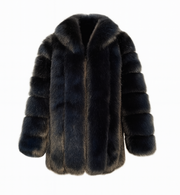 Arctic Opulence Faux Fur Coat