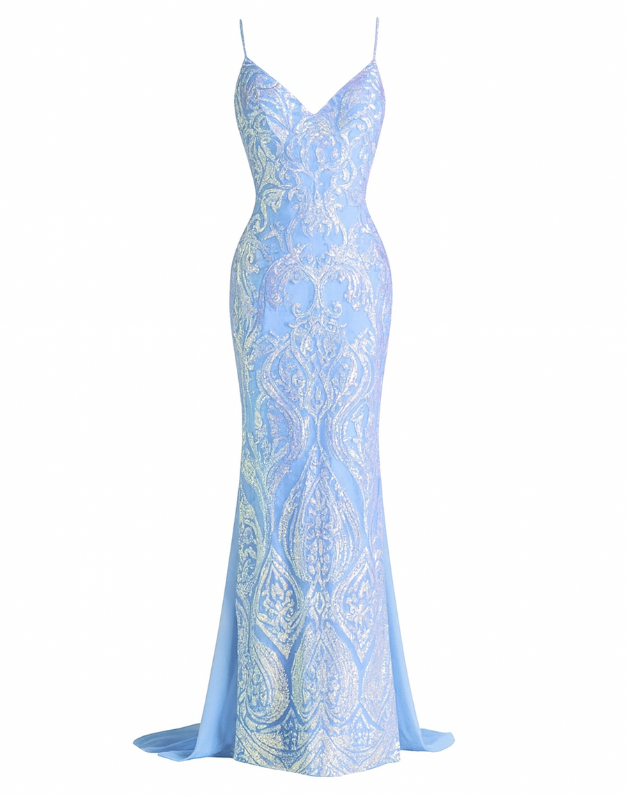 Zadar Sequin Maxi Dress