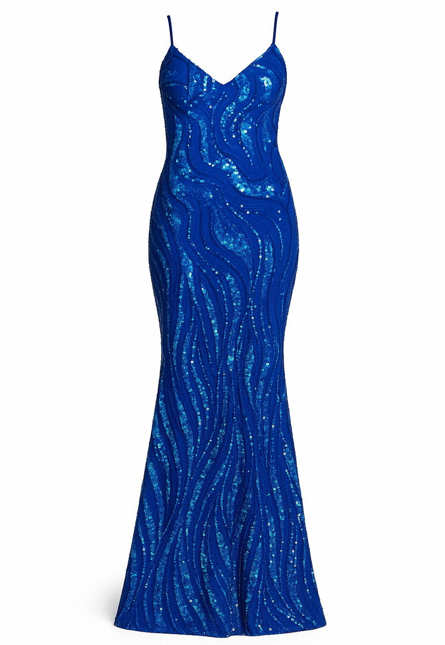 Dubrovnik Sequin Maxi Dress