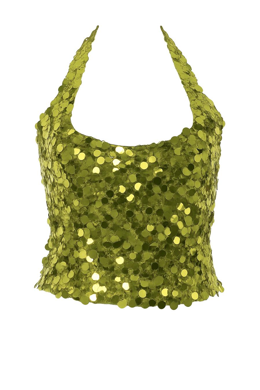 Sequin Halter Top