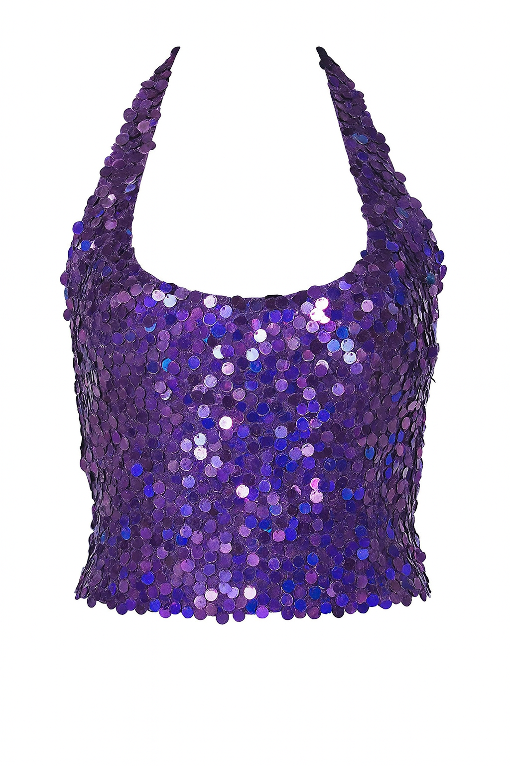 Sequin Halter Top