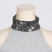 Naomi Sequin Halter Top