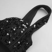 Onyx Sequin Maxi Dress