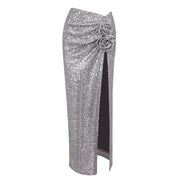 Argenta Sequined Maxi Skirt