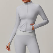 Slim Fit Nylon Yoga Jacket