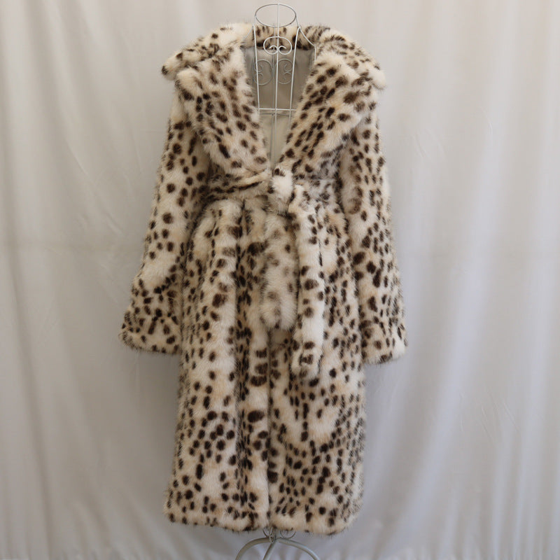 Leopard Print Long Coat